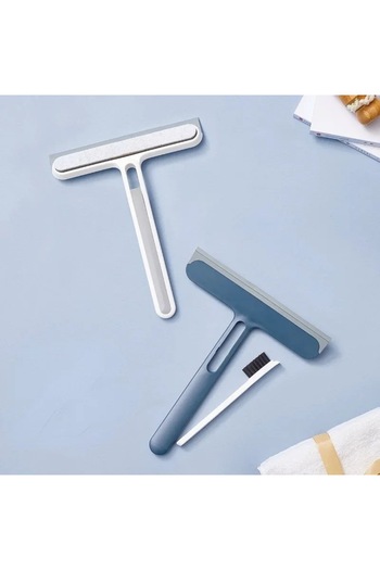 BEYZANA Double Sided Sponge Glass Brush Window Groove Cleaning