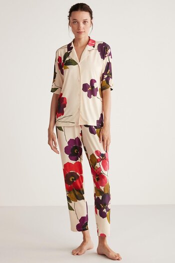 Catherine's Floral patterned pajama set