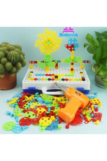 BİRLİK TOYS 3d Matkaplı Creative Puzzle 198 10b Yb277839