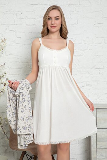 Duchesse Women's Nightgown Dressing Gown Set