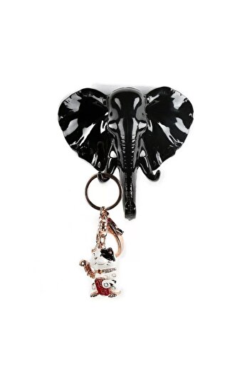 CajuArt Modern Duar Ornament - Elephant Figure Key Item and Hanger Bag