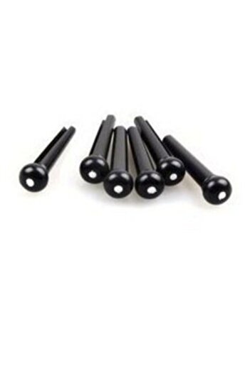 Alice A021Bk / 2Pvc Acoustic Guitar Pin Set of 6 Black Zm_Ms021S_7