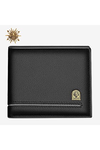 Laorentou Italian Made Genuine Leather Men's Wallet Men's Card Holder