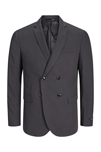 Jack & Jones Jack&Jones Літній Slim Fit Темно-сірий-меланжевий чоловічий блейзер 12215745