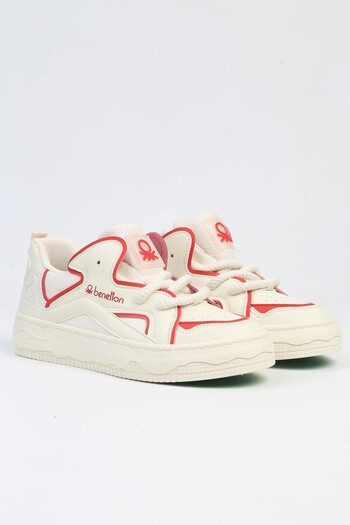Benetton Beige-red Women's Shoes Bnı-10100