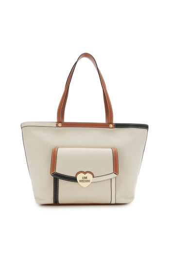 Love Moschino Kanevas Weiße Müşteri JC4044PP1ILH110A