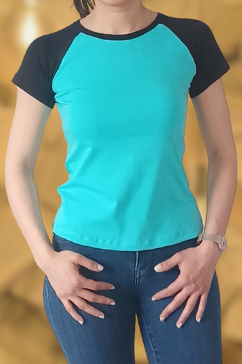 Kurun's Collection Κοντομάνικο μπλουζάκι Raglan