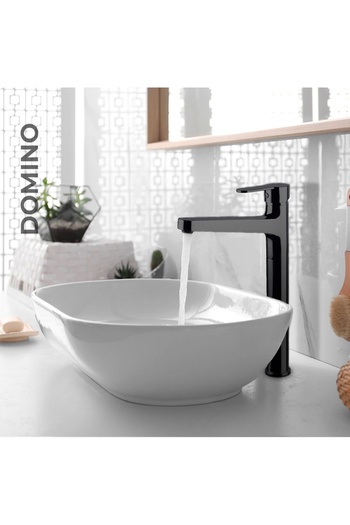 Newarc Black Domino Bowl Type Sink Faucet - 971001 B 350109