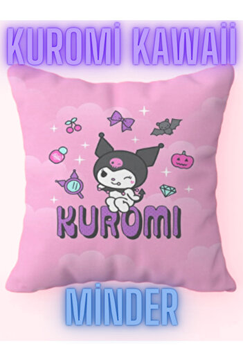 Kollektif 2 li Kuromi Kawaii YASTIK MİNDER Cinnamoroll My Melody ÇANTA Hello Kitty Peluş Anime SANRİO bts bt21