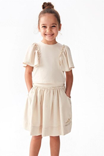 nk kids Cream Skirt - Model 56539
