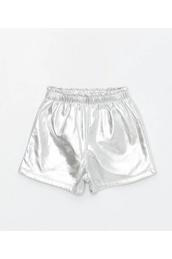 LC Waikiki Metallic Elastic Waist Baby Girl Shorts