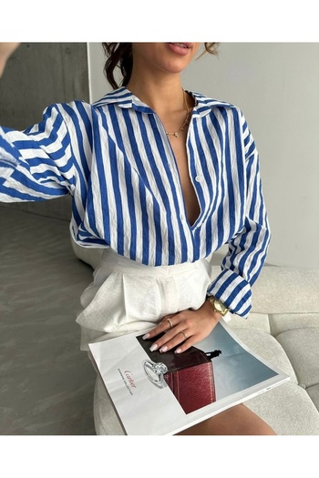 Ekim Store Striped Oversize Shirt