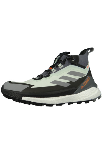 adidas Herren Trekkingschuhe Wanderschuhe Terrex Free Hiker 2 GTX GZ3287 Grau leinen grün Textil/Synthetik