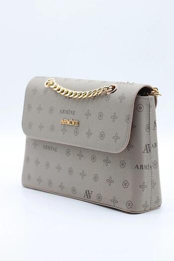 Armine 340 Τσάντα Mink Τυπωμένη
