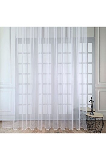 yağmur zebra Grek Modern 1/2.5 Pleat Tulle Curtain - Pinterest Style, Normal Medium Pleated