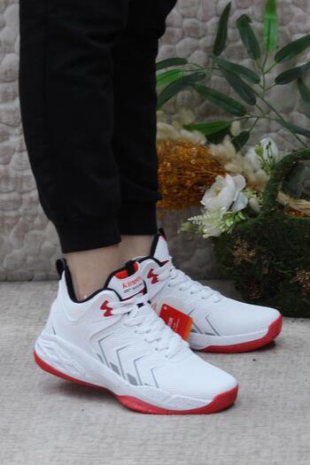 Kinetix Harger TX HI White Anatomical Comfortable Lightweight Basketball Shoes