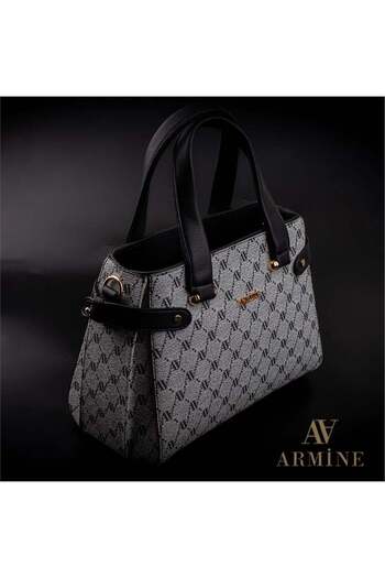 Armine 172 Çanta Gri Noktalı