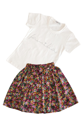 MODA59 Skirt and T-shirt Set for Kids