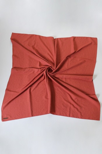 pamuk ipek Coral Colored 100x100 Cotton Jazz Scarf