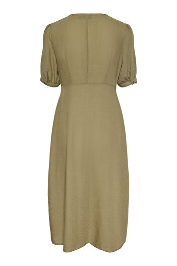 PIECES PCMADDIE SS MIDI DRESS