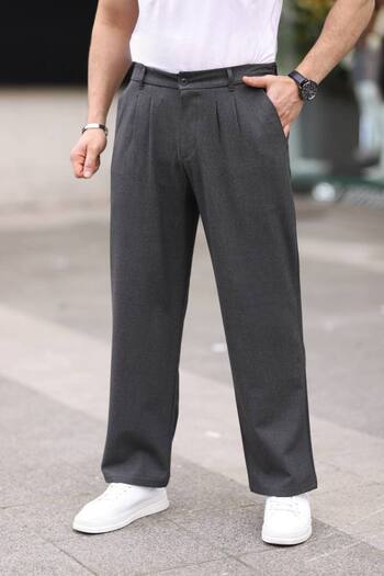 BYATA MENS STYLE ЧОЛОВІЧІ ШТАНИ З БАГГІ ТКАНИНИ