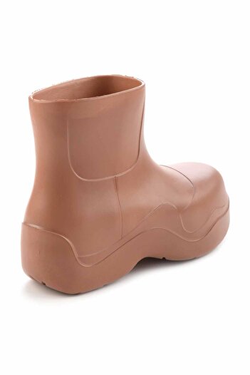 Bambi Nude Pvc Kadın Bot & Bootie K02819300023