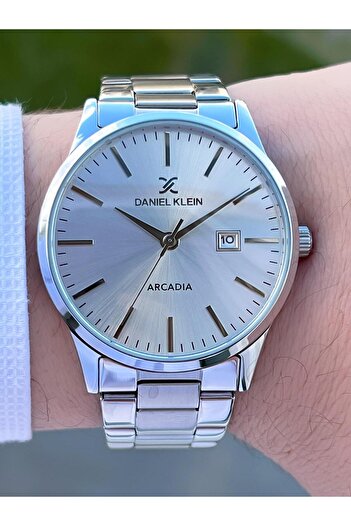 Daniel Klein Steel Cord Calendar Dial 3 Atm Water Resistant Men's Wrist Watch EDK.1.13567-4