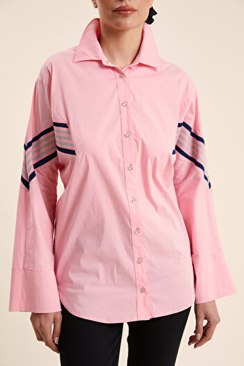 VERDA Stripe Detailed Tunic