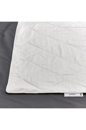 IKEA double quilt, Luxury mulberry silk quilt, white, 240x220 cm, light warm