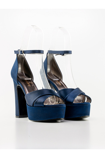 E&L Company 13cm Navy Blue Satin - Running Is Guaranteed, Lightweight, and Comfort Focus