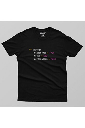 Crazy Ανδρικό μπλουζάκι Coding
