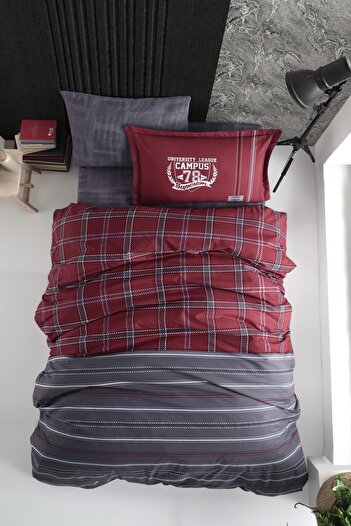Clasy Ranforce 100% Cotton Single Duvet Cover Set