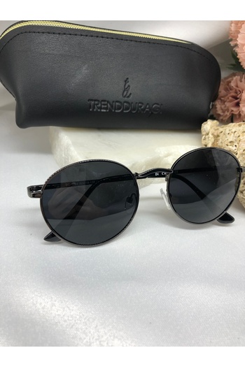 Di Caprio Ola Round Gray Men's Sunglasses