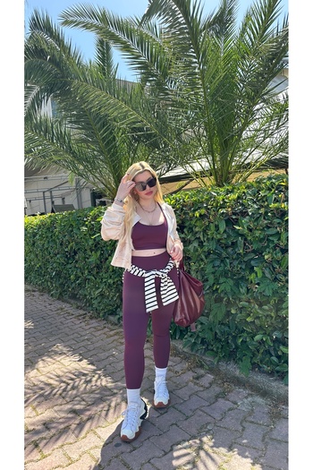 TOTAL Push-up özellikli Bralet Tayt Takım