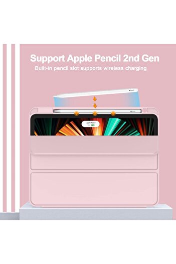 UnDePlus Ipad Pro 11 1/2/3/4Generation Compatible Case with Pen Charge Pen Compartment 2018-2023