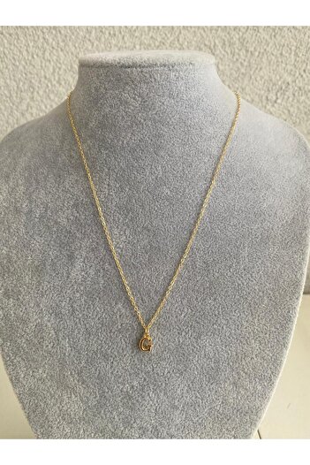 Judas Takı G Harf Gold Kolye , Baş Harf Kolye