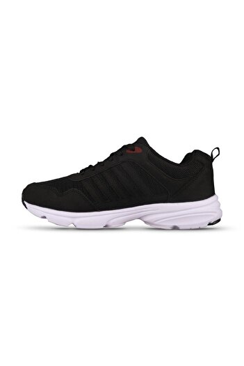 M.P. MP Independence Men's Lace-up BLACK-RED Walking Shoes