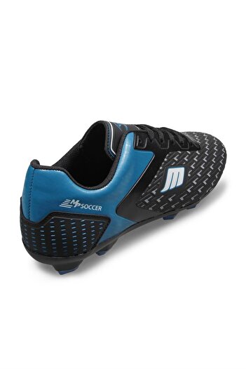 M.P. Unisex Black-blue Football Boots