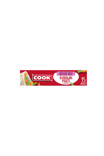 COOK Refrigerator Bag, Large Size, 15 Pieces
