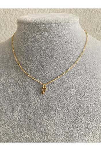 Judas Takı F Harf Gold Kolye , Baş Harf Kolye