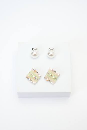 Penti Gold Colored Marcia Earring Set