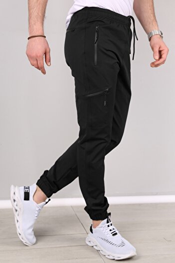 Delpino Men's Sweatpants Parachute Fabric
