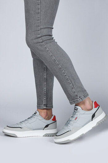 Jump 28662 Light Gray - Brown Men's Sneaker Casual Sneakers
