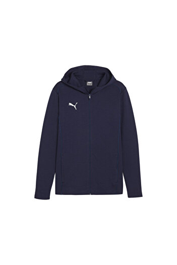 Puma Teamfinal Casuals Hooded Чоловіча футбольна куртка 65852806 Синя