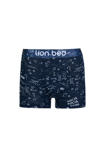 Miss Blue Moon Ανδρικά Boxers με βαμβακερά σχέδια Premium 5 Pack 4000