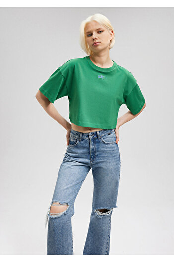 Mavi Green Women's T-Shirt - M1611585-71882