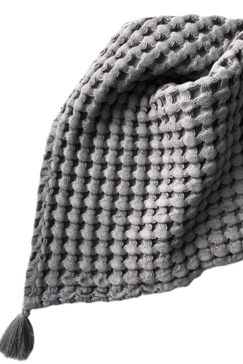 Casadora Baby 100% Cotton Single Thick Waffle Duvet Cover - Dark Gray - 160x220 Cm
