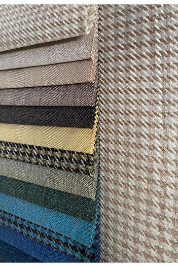 Bakırcı Kumaş Beige-white Woven Upholstery Crowbar