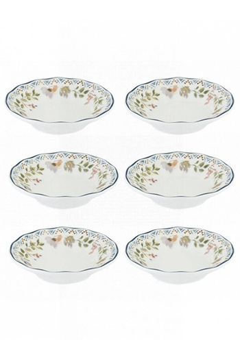 Bonna Porselen Spring Rita Acem Tea Plate 11 cm Set of 6