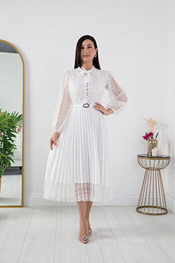 PULLIMM Pleated French Dress 22-138